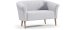 Sofello Sofa ESPERO styl skandynawski welur z guzikami monolith 84 1