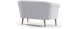 Sofello Sofa ESPERO styl skandynawski welur z guzikami monolith 84 2