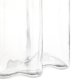 Atmosphera Wazon szklany falisty transparentny Kade 25x19 cm 5