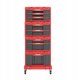 LA-KA-PE Single-drawer toolbox, 2.0 RED UHD Custom, QBRICK ONE 4