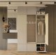 Goodhome Garderoba HAGA III 2Sz1W KASZMIR 2x Szafa + Wieszak 4