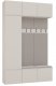 Goodhome Garderoba HAGA III 1Sz2W KASZMIR  Szafa + 2x Wieszak 1