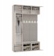 Goodhome Garderoba HAGA III 1Sz2W KASZMIR  Szafa + 2x Wieszak 2