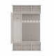Goodhome Garderoba HAGA III 1Sz2W KASZMIR  Szafa + 2x Wieszak 10