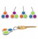 ITIMPORT Gniotek KULKI KOLOROWE SQUISHY Bubble BRELOK 405 4