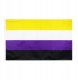 Guirca FLAGA TĘCZOWA LGBT DUŻA 90x150cm NIEBINARNOŚĆ F1 6