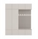 Goodhome Garderoba HAGA IV 2Sz2W KASZMIR 2x Szafa + 2x Wieszak 9