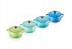 Lumarko Le Creuset Stoneware Set of 4 petite Casseroles 10x5cm ocean 9