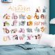 RoomMates SIPO-WS63050 NAKLEJKI NA ŚCIANĘ ALFABET ZWIERZĘTA 3