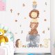 ROOM Decor SIPO-WS63043 NAKLEJKI NA ŚCIANĘ PIRAMIDA ZWIERZĘ 8