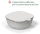 Carriwell CHICCO-1600145-MISECZKA Z POKRYWKĄ SZARA 6M+ 3