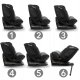 Fotelik samochodowy MoMi FOTELIK SAMOCHODOWY GOCAR od 40 do 135 cm BLACK GREY 5906601700699 13