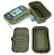 InnovaGoods PLATINET CAMPING PICNIC BASKET 47X29X23,5 CM, 16L, FOLDING, WITH 2 IN 1 LID / TABLE GREEN [46139] 6