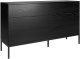 ML Meble Komoda KRON 6S 150cm czarny dąb MELIMEBLE 1