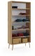 Fabryka Mebli Akord Szafa LEBEL z półkami 87cm dąb craft złoty MELIMEBLE 5