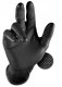 AVO+ Disposable nitrile gloves with rough palm GRIPAZZ, black, size 2XL (50pcs.) 5
