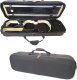 ArsNova HARD BAG QY200 FUTERAŁ POKROWIEC NA SKRZYPCE 4/4 HIGROMETR WELUR CZARNY 1