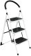 Semilac 3 STEP STEEL LADDER BL-C103 WHITE 1