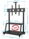 VETOUSON Stojak na Monitor Interaktywny lub Telewizor 60-120 cali 120kg KART-721 4