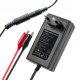 Qoltec Automatyczna ładowarka do akumulatora AGM GEL STD 6V 12V | 1.5A |Prostownik z sygnalizatorem LED 5