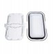 InnovaGoods PLATINET CAMPING PICNIC BASKET 47X29X23,5 CM, 16L, FOLDING, WITH 2 IN 1 LID / TABLE WHITE-GREY [45904] 6