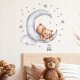 ROOM Decor SIPO-WS63037 NAKLEJKI NA ŚCIANĘ MIŚ LEŻĄCY NA KSIĘŻYCU 2