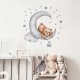 ROOM Decor SIPO-WS63037 NAKLEJKI NA ŚCIANĘ MIŚ LEŻĄCY NA KSIĘŻYCU 3
