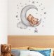 ROOM Decor SIPO-WS63037 NAKLEJKI NA ŚCIANĘ MIŚ LEŻĄCY NA KSIĘŻYCU 4