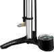 Lezyne Pompka podłogowa BIRZMAN The Pump with Helix (Presta/Schrader/Dunlop), 220psi/15bar, CNC, Srebrna, Drewno lakierowane 3