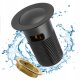 Watersolution KOREK AUTOMAT. CLIK-CLAK CZARNY MALY Z PRZELEWEM 5
