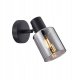 Kinkiet Italux Italux Santia SPL-65342-1-BK-SG kinkiet lampa ścienna 1x40W E14 dymiony/czarny 4