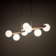 Lampa wisząca TKKRYWULT TK Lighting Estera 5905 lampa wisząca zwis 7x6W G9 drewniana/biała 1