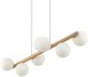 Lampa wisząca TKKRYWULT TK Lighting Estera 5905 lampa wisząca zwis 7x6W G9 drewniana/biała 2