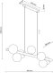 Lampa wisząca TKKRYWULT TK Lighting Estera 5905 lampa wisząca zwis 7x6W G9 drewniana/biała 9