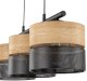 Lampa wisząca TKKRYWULT TK Lighting Nicol 4801 lampa wisząca zwis 3x15W E27 czarna/dąb 2