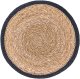 Excellent Houseware Podkładka na stół Wicker Czarna 30 cm 1