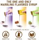 Yuki & Love Zestaw Instant Marbling Boba Party Kit do przygotowania Bubble Tea, 6 porcji (2 x 3 smaki) 360g - O's Bubble 3