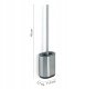 Gedy BIAGIO TOILET BRUSH HOLDER BRUSHED 4