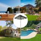 Carruzzo L43H PARASOL OGRODOWY 2 x2 STRIP          SKŁADANY PAWILON 2