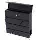 YokaHome M44 SKRZYNKA POCZTOWA NA LISTY GAZETY ANTRACYT STRIP 2