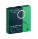 Lampa studyjna V-TAC Lampa pierścieniowa LED Ring V-TAC 10W fi255mm Statyw Pilot VT-45010 3200K-5500K 550lm 7