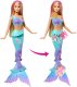 Lalka Barbie Mattel Syrenka z długimi blond włosami z różowymi pasemkami, funkcją rozkwitających kwiatów (JDM72) 2