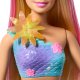 Lalka Barbie Mattel Syrenka z długimi blond włosami z różowymi pasemkami, funkcją rozkwitających kwiatów (JDM72) 5