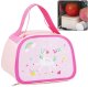 Lean Termiczna Izolacyjna Śniadaniowa Lunch Bag Różowa Jednorożec 23cm 1