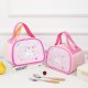 Lean Termiczna Izolacyjna Śniadaniowa Lunch Bag Różowa Jednorożec 23cm 3