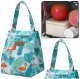 Lean Torba Termiczna Izolacyjna Śniadaniowa Lunch Bag Liście Flamingi  25cm 1