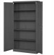 Diablo Chairs Abschließbarer Aktenschrank für Büro JAN, 900 x 1850 x 400 mm, anthrazit 11