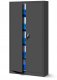 Diablo Chairs Abschließbarer Aktenschrank für Büro JAN, 900 x 1850 x 400 mm, anthrazit 9