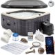 SPA ogrodowe Intex Dmuchane SPA z hydromasażem 4 osobowe INTEX 28450 + Generator chloru 1