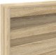 vidaXL vidaXL Łóżko z regałem  Sonoma Oak 140x200 cm z drewna 8